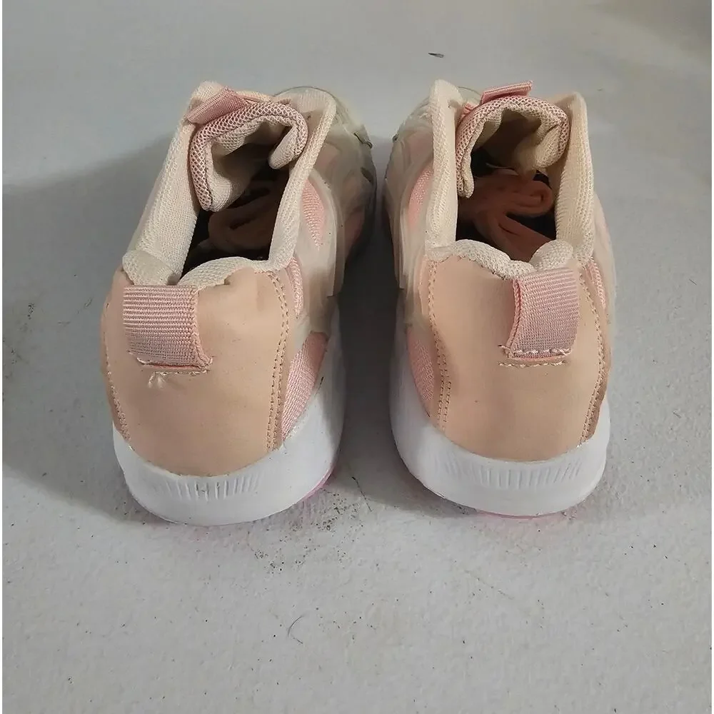 NWOB Girls Lightweight Lace-up Sneakers size EU34 UK2 US 3